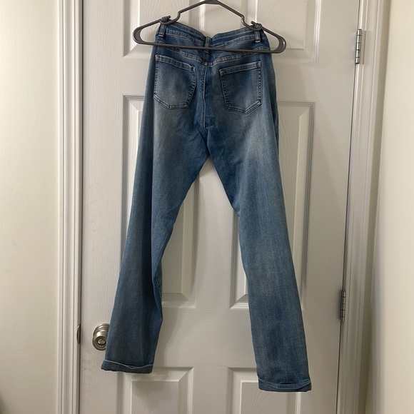 Blue mid rise straight cut jeans - Picture 2 of 2